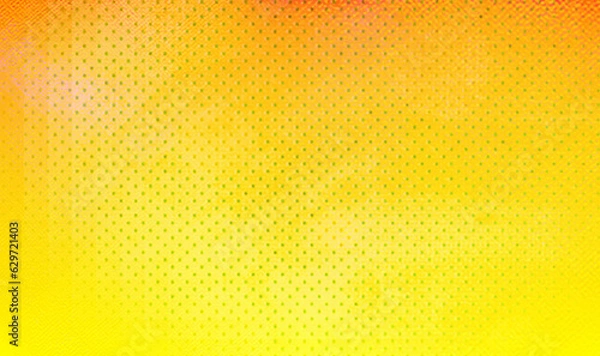 Obraz Yellow background. Empty textured backdrop with space for text. Usable for social media, story, poster, banner,  ppt, ad and various design works