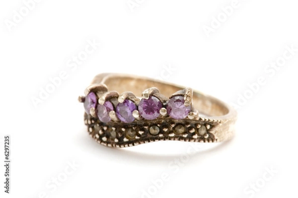 Obraz object on white - Golden ring