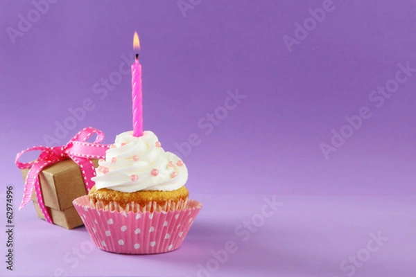 Obraz birthday cupcake