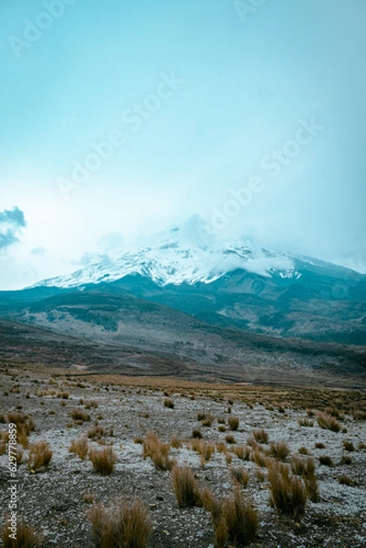 Obraz Volcán Chimborazo. Chimborazo - Ecuador