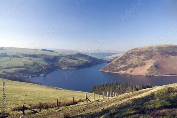 Fototapeta Llyn Clywedog reservoir