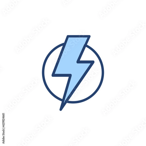 Obraz Lightning icon vector. electric sign and symbol. power icon. energy sign