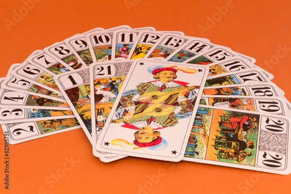 Fototapeta Jeu de tarot