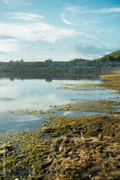 Fototapeta lake and sky