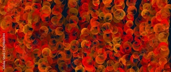 Obraz red and background