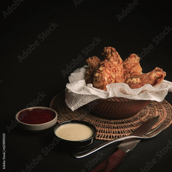 Obraz Fried chicken