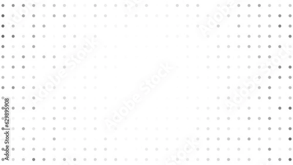 Fototapeta Monochrome halftone background with dots