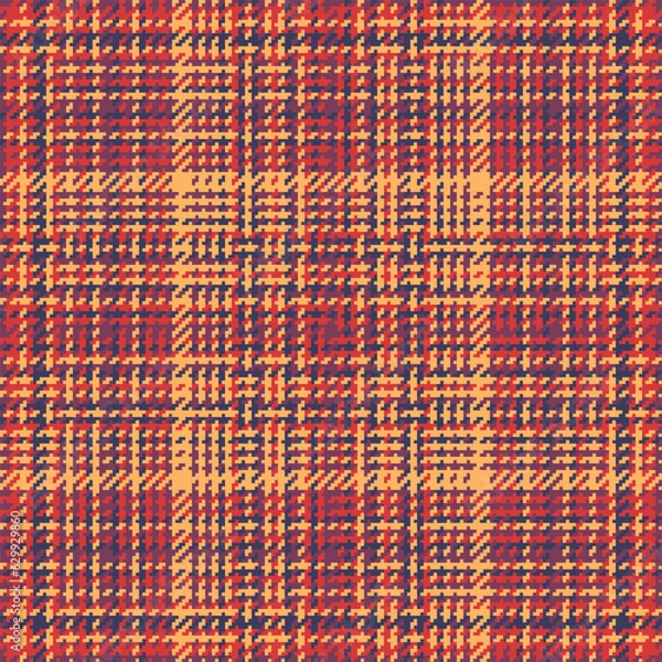 Obraz Pattern fabric check of texture vector textile with a tartan seamless background plaid.