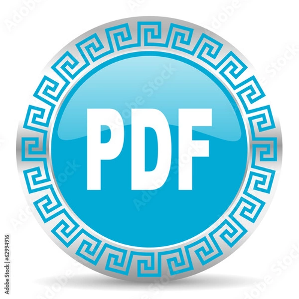 Fototapeta pdf icon