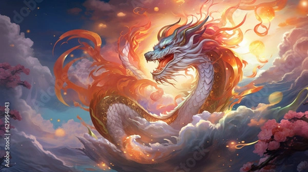 Fototapeta 東洋のドラゴン