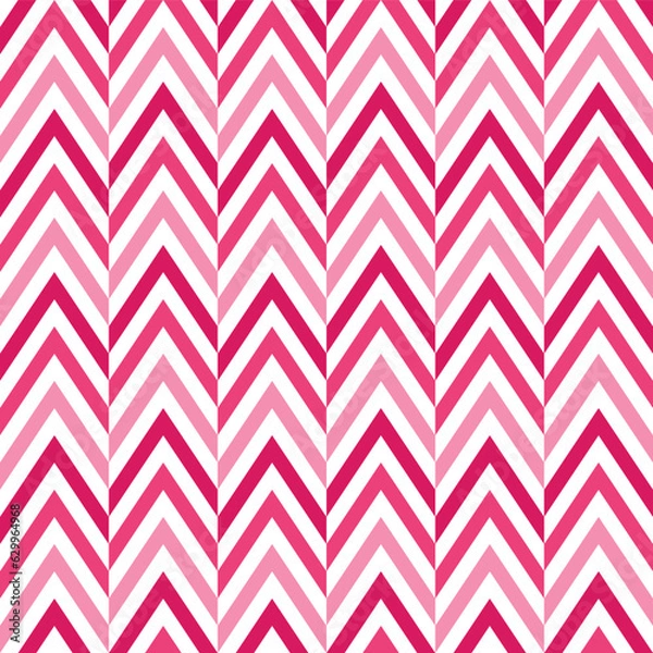 Fototapeta Pink herringbone pattern. Herringbone vector pattern. Seamless geometric pattern for clothing, wrapping paper, backdrop, background, gift card.