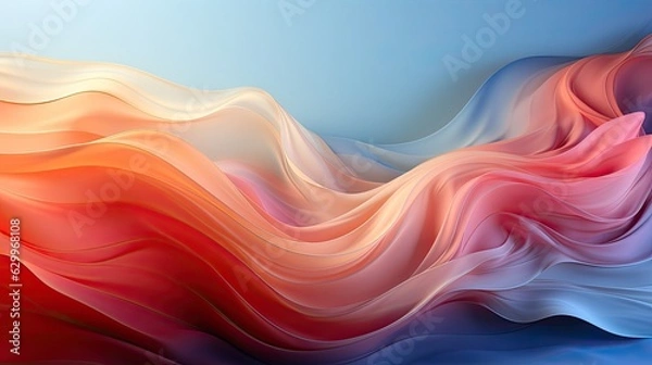 Fototapeta Background Image Design with Minimalism and 3 Colors