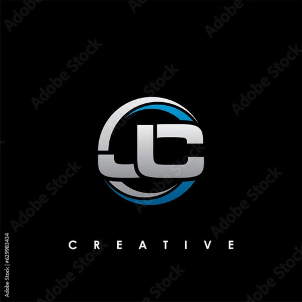 Obraz JC Letter Initial Logo Design Template Vector Illustration