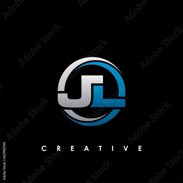 Obraz JL Letter Initial Logo Design Template Vector Illustration