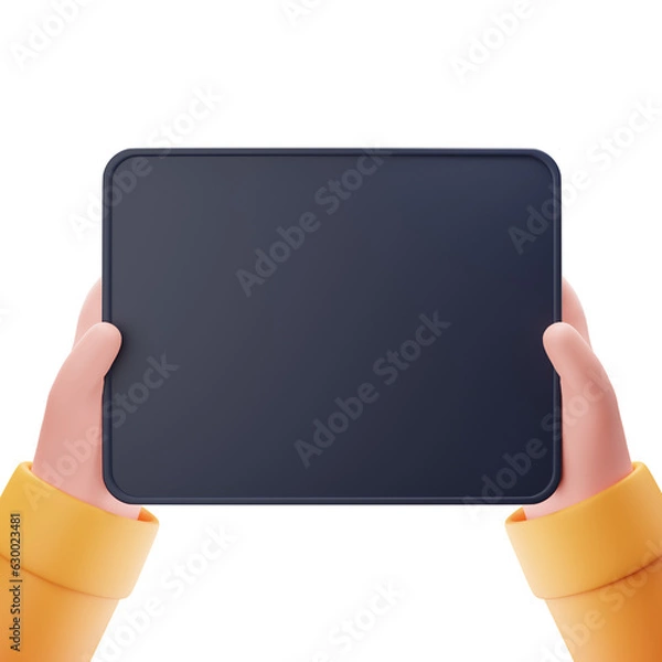 Obraz Mockupy - Cute 3D Multiple Device Types Mockup