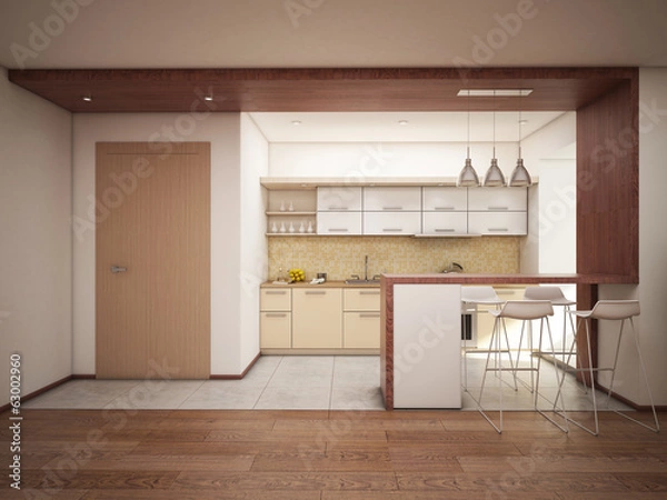 Obraz Modern kitchen interior