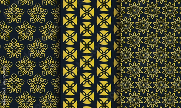 Obraz Repeatable oriental luxury backgrounds.geometric ornamental vector. 