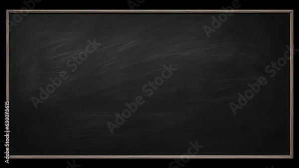 Obraz Clean and Simple Black Chalkboard Background