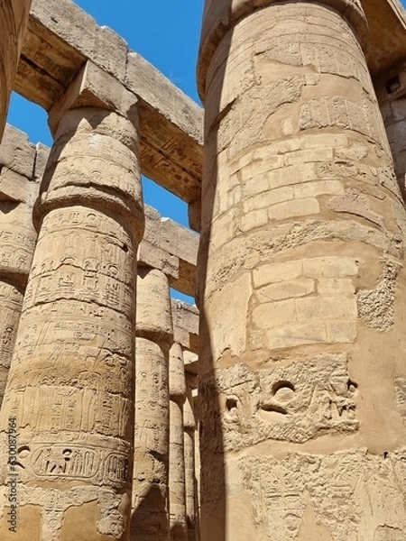 Obraz Temple complex in Luxor, Egypt.