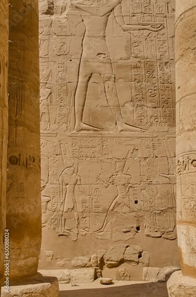 Obraz Temple complex in Luxor, Egypt.