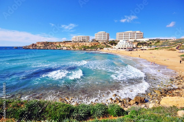 Obraz Golden Beach, Malta