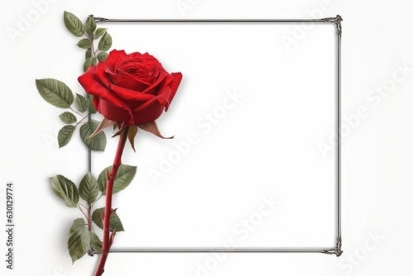 Fototapeta バラの花イラスト,Generative AI AI画像