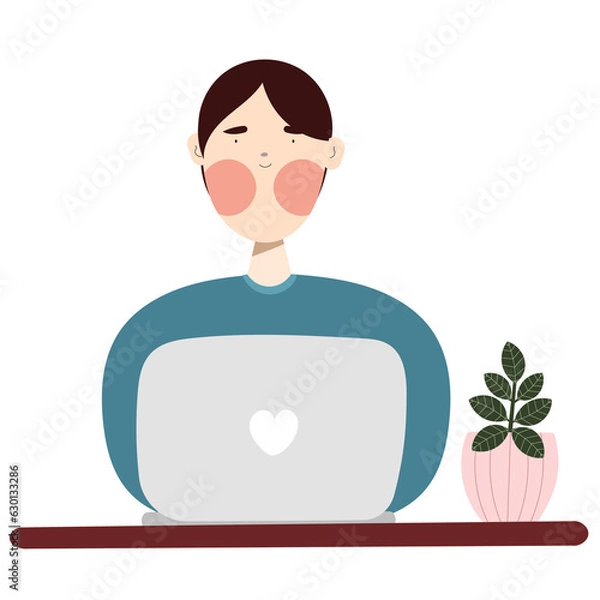 Fototapeta Redes sociales