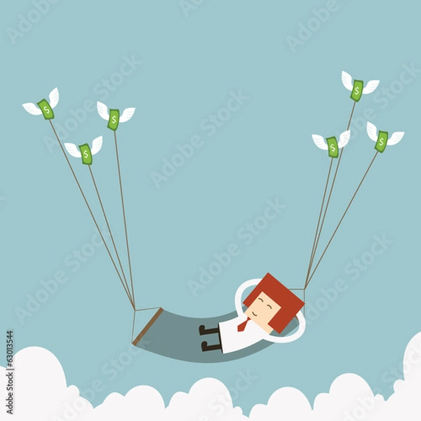 Obraz Businessman rich