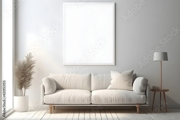 Fototapeta Soft and Modern Ambiance Mockup, generative, ai