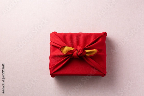 Fototapeta 風呂敷に包んだ手土産