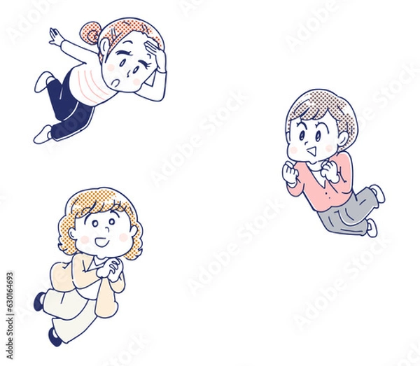 Fototapeta 主婦女性グループ