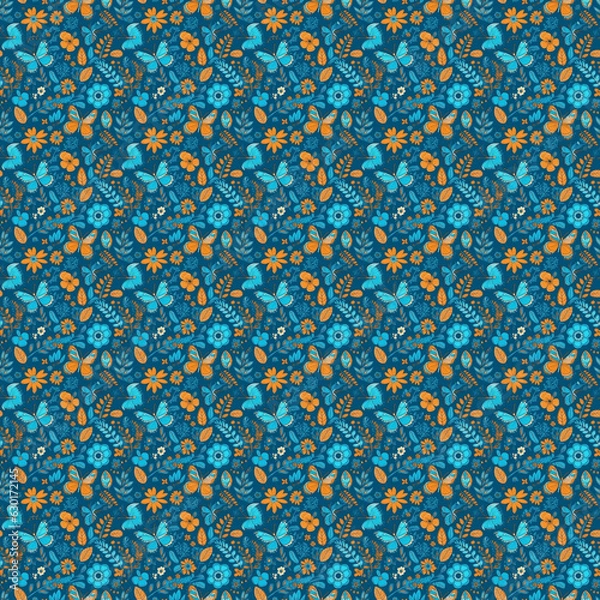 Fototapeta Seamless vector pattern without borders