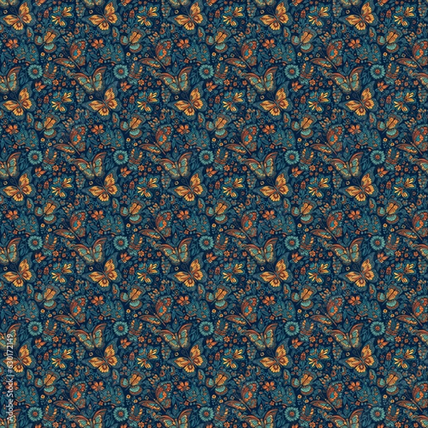 Fototapeta Seamless vector pattern without borders