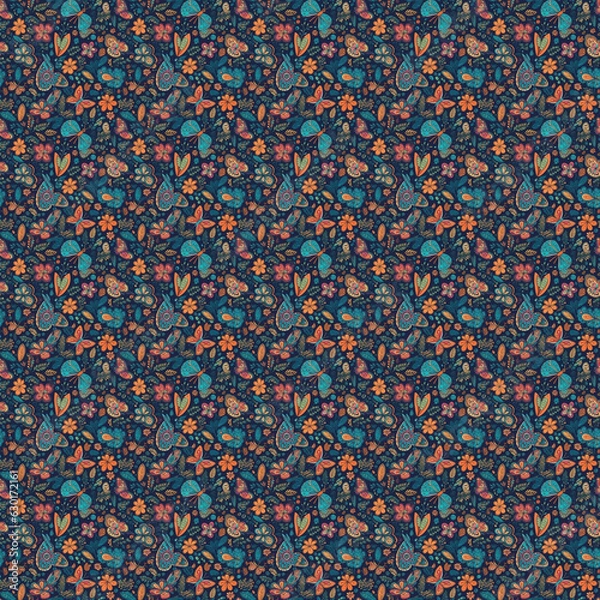 Fototapeta Seamless vector pattern without borders