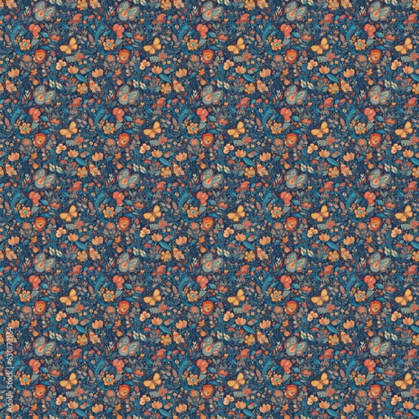 Fototapeta Seamless vector pattern without borders