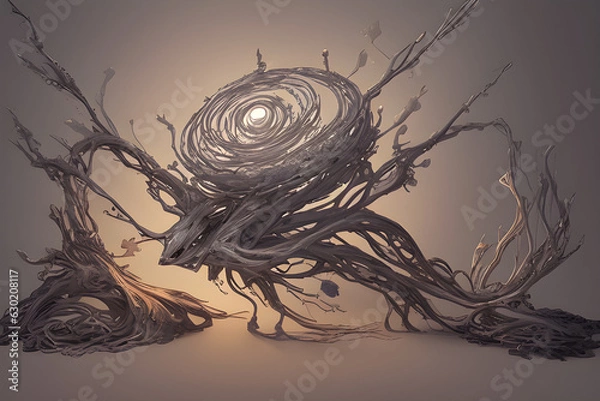 Fototapeta person in the sun. Generative ai