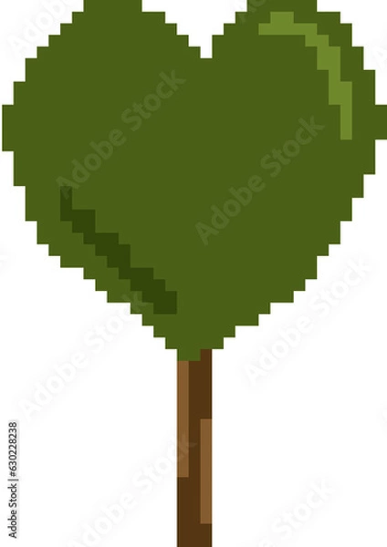 Obraz Tree pixel art