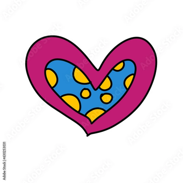 Obraz heart with butterflies
