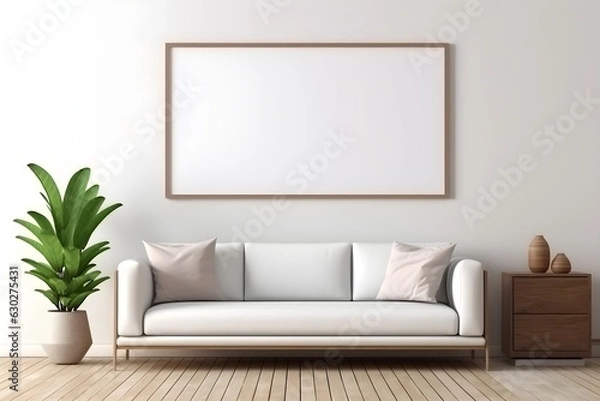 Fototapeta Clean and Modern Ambience Mockup, generative, ai