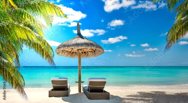 Obraz caribbean summer tropical beach