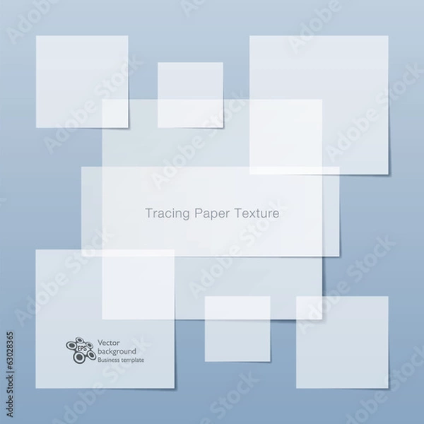 Fototapeta Vector Background Tracing Paper