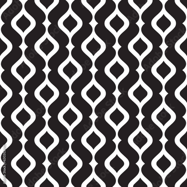 Fototapeta abstract seamless ornament pattern vector illustration