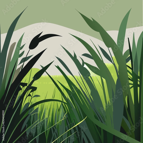 Obraz Grass leaves