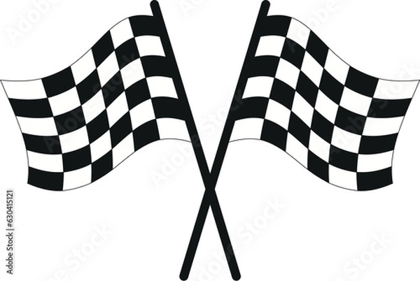 Fototapeta Race Flag SVG Cut File for Cricut and Silhouette, EPS Vector, PNG , JPEG , Zip Folder