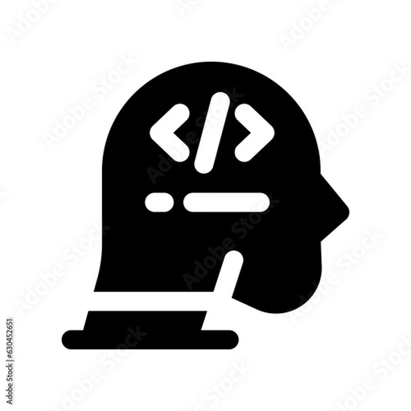 Fototapeta mind icon. vector icon for your website, mobile, presentation, and logo design.
