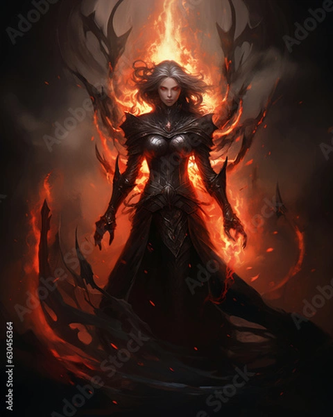 Obraz Dark Sorceress : Generative AI