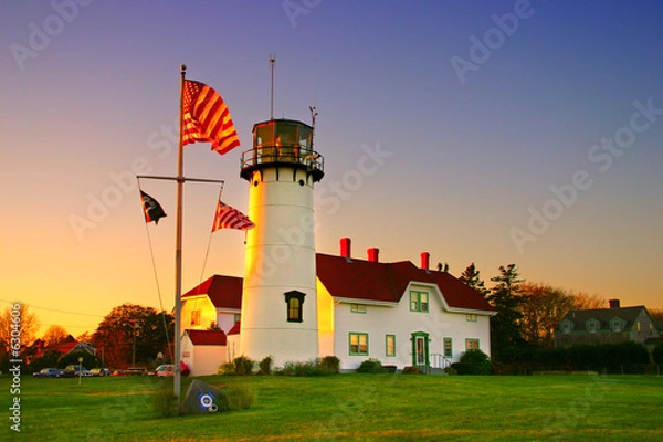 Obraz Latarnia morska Chatham, Cape Cod.