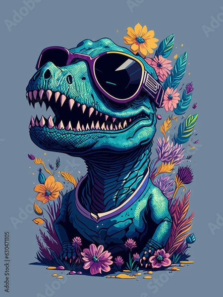 Obraz animal with sunglasses