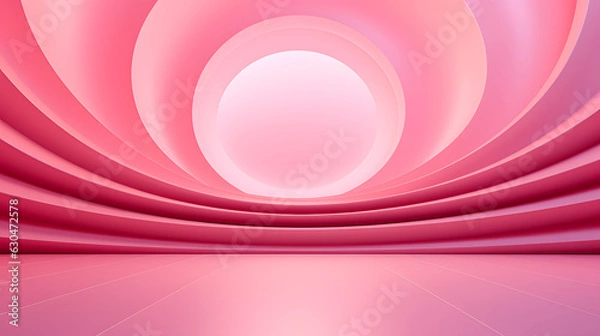 Fototapeta a pink abstract background with natural light (Generative AI)