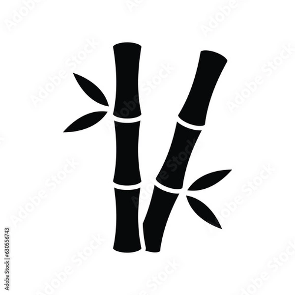 Obraz bamboo icon vector design temp[late in white background